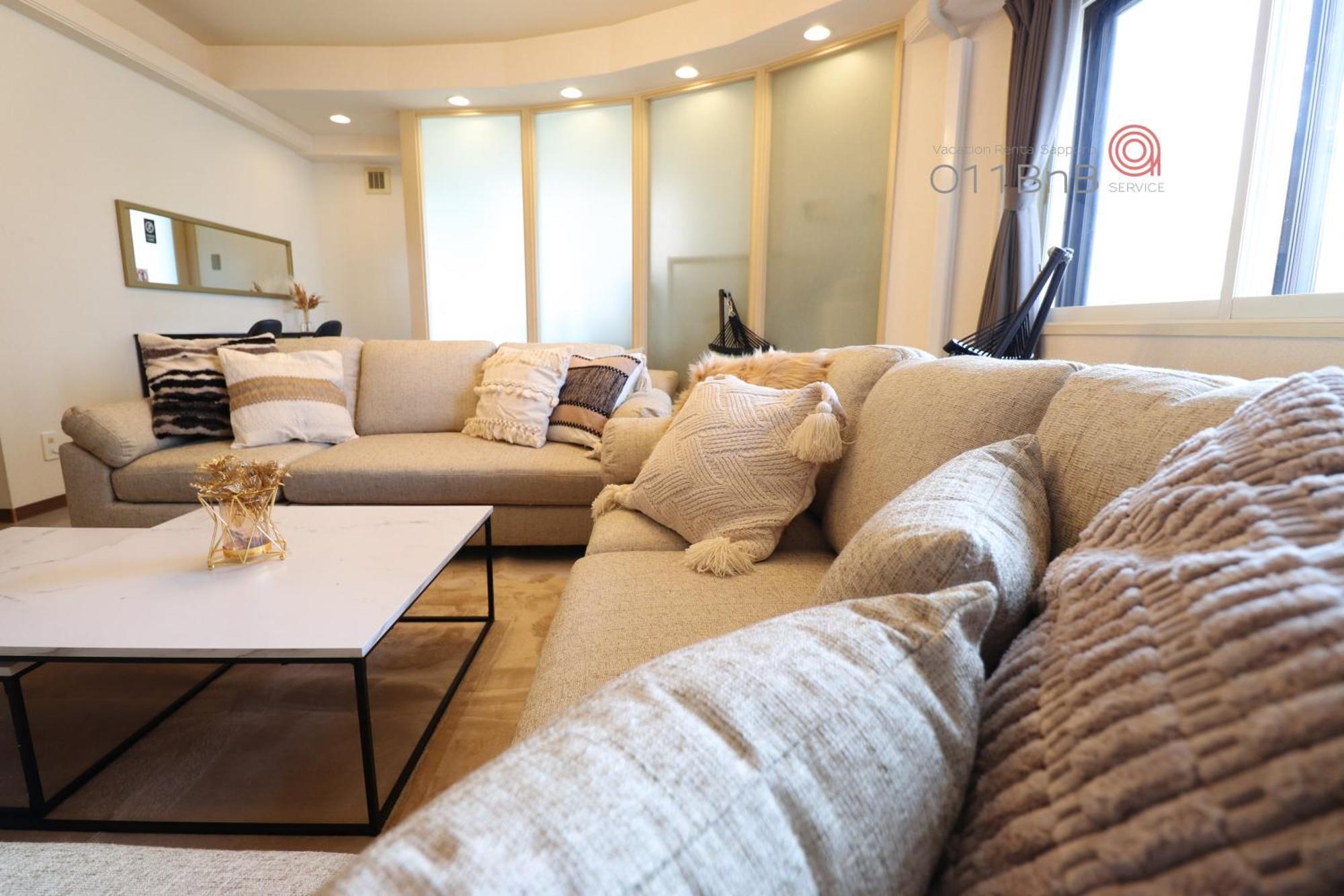 Nk Bld4F Sapporo 3Ldk 3Br 1 Floor 1 Room ภายนอก รูปภาพ